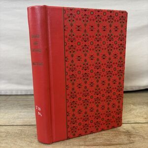 Vtg Songs and Satires Book 1916 1st Ed Antique Red Shelf Decor Boho Eclectic HC